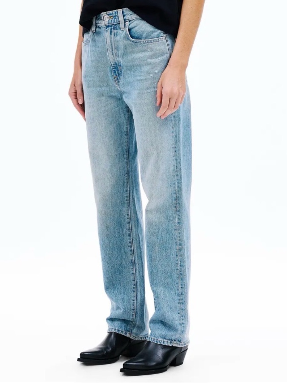 SLVRLAKE London High Rise Heartache Straight Jeans- Size 26